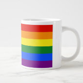 Grande Tasse Le drapeau de fierté Progress de SlipperyJoe six h (Droite)