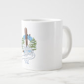 Grande Tasse Le logo de Brian Head Utah pour skier (Devant droit)