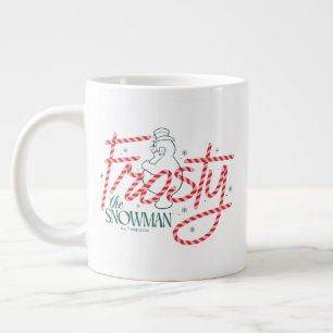 Grande Tasse Le logo du Sucre de canne Snowman Frosty