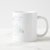 Grande Tasse Le Lotus Blanc Ne Disturbe Pas (Droite)