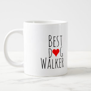 Grande Tasse Le meilleur promeneur de chiens jamais.