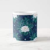 Grande Tasse Le Motif blanc Lotus Midnight Lotus (Devant)