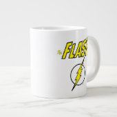 Grande Tasse Le nom Flash et logo d'éclair (Devant droit)