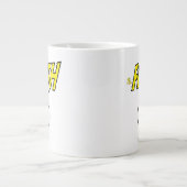 Grande Tasse Le nom Flash et logo d'éclair (Devant)
