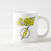 Grande Tasse Le nom Flash et logo d'éclair (Droite)