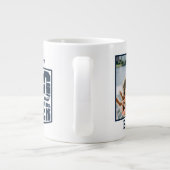 Grande Tasse Le père du chien a porté Graphisme (Dos)