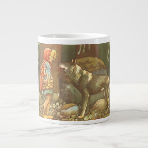 Grande Tasse Le Petit Chaperon Rouge, Conte de Fées Vintage