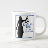Grande Tasse Le président Kamala Harris au travail Élection 202 (Droite)