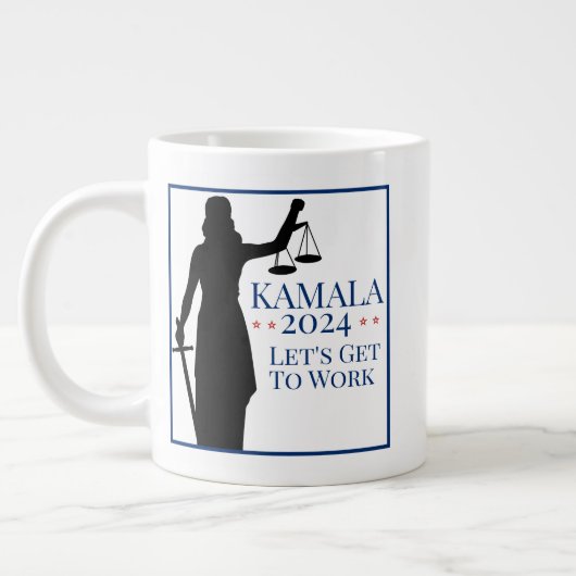 Grande Tasse Le président Kamala Harris au travail Élection 202 (Gauche)