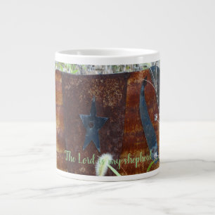 Grande Tasse Le Seigneur est Mon Berger avec le mouton sur un