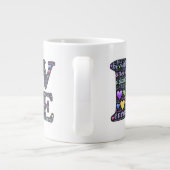 Grande Tasse Le sens de l'amour (Dos)