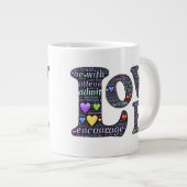 Grande Tasse Le sens de l'amour (Devant droit)