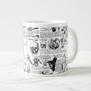 Grande Tasse Le Sketchbook d'anatomie de Da Vinci