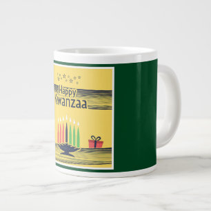 Grande Tasse Le ton chaud et célébratoire de Kwanzaa de Slipper