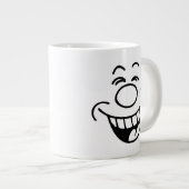 Grande Tasse Le visage riant Emoji (Devant droit)