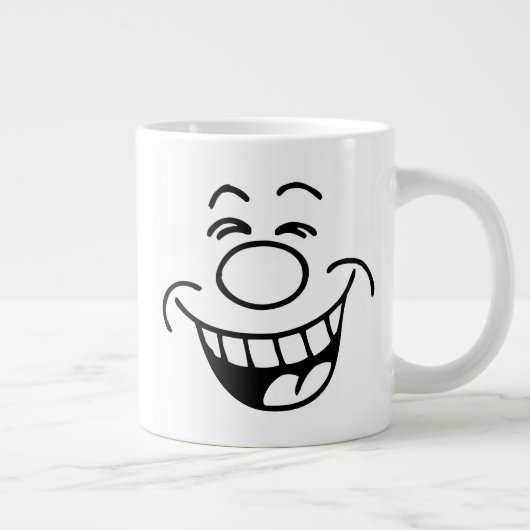 Grande Tasse Le visage riant Emoji (Droite)