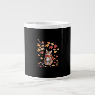 Grande Tasse Leaf Fall Tree Bonjour Automne Thanksgiving It’Fal