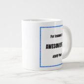 Grande Tasse Leçons d'incroyabilité (Devant droit)