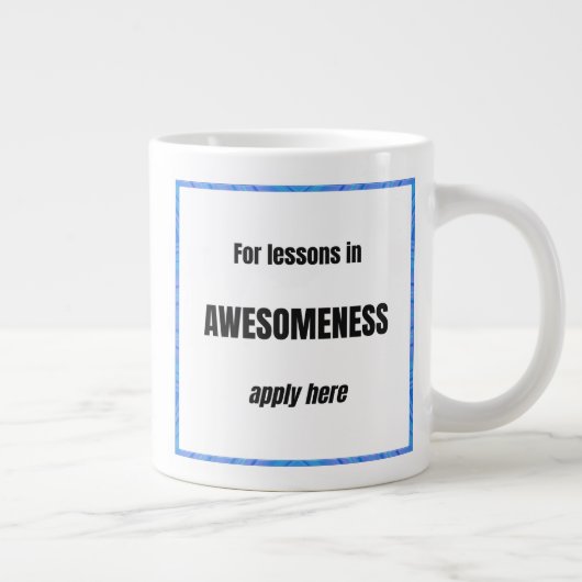 Grande Tasse Leçons d'incroyabilité (Droite)