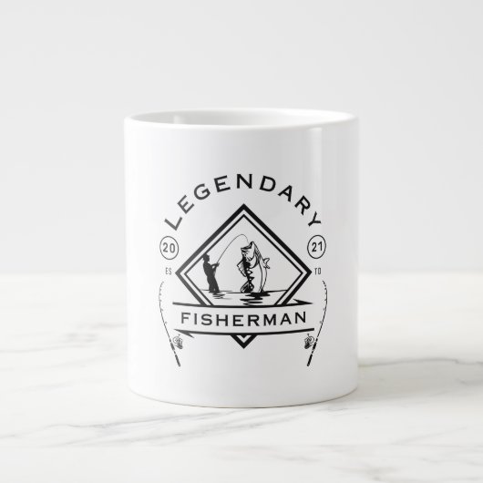 Grande Tasse Légendaire Pêcheur Créé 2021 (Devant)