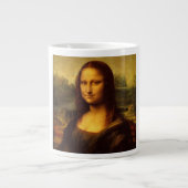 Grande Tasse Leonardo Da Vinci Mona Lisa Peinture d'Art (Devant)