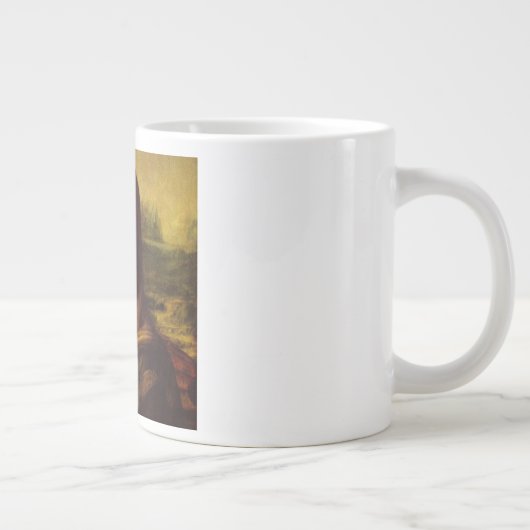 Grande Tasse Leonardo Da Vinci Mona Lisa Peinture d'Art (Droite)