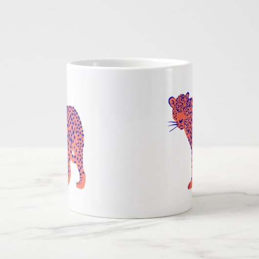 Grande Tasse Léopard (Devant)