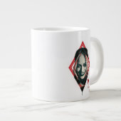 Grande Tasse L'équipe du suicide | Harley Quinn Diamond Target (Devant droit)