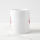 Grande Tasse L'équipe du suicide | Harley Quinn Diamond Target (Devant)