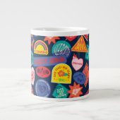 Grande Tasse L'équipe du suicide | Harley Quinn Motif d'insigne (Devant)