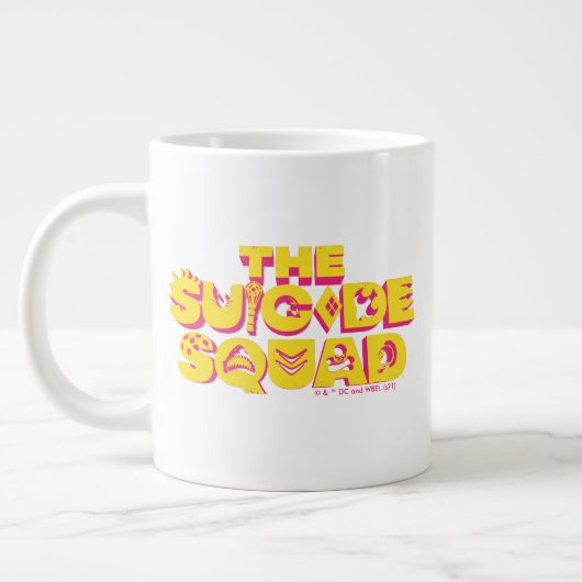 Grande Tasse L'équipe du suicide | Logo d'icône de caractère (Gauche)