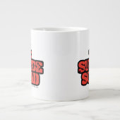 Grande Tasse L'équipe du suicide | Logo rouge et noir (Devant)