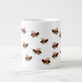 Grande Tasse Les abeilles du miel volent (Devant)