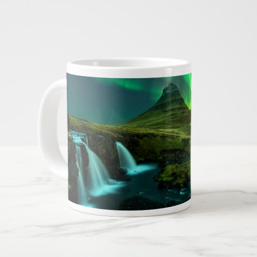 Grande Tasse Les cascades | Kirkjufellfoss Cascade, Islande (Devant gauche)