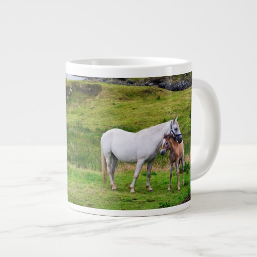 Grande Tasse Les Chevaux du Connemara | Galway, Irlande (Devant droit)