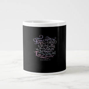 Grande Tasse Les Corinthiens L'amour est patient L'amour est ge