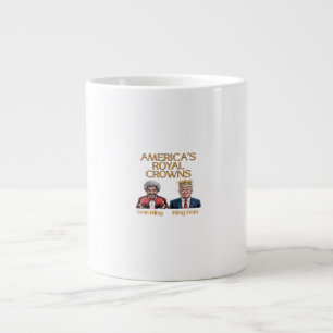 Grande Tasse Les Couronnes d'Amérique et graphique de don