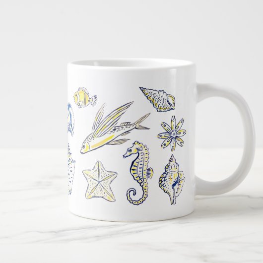Grande Tasse Les créatures de l'océan (Droite)