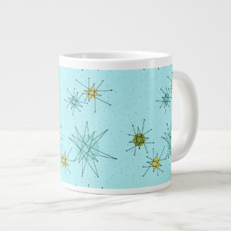 Grande Tasse Les étoiles atomiques bleues d'Oeuf de Robin