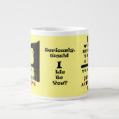 Grande Tasse Les Faits Alternatifs Du Nez Long N'Ont Jamais Mal (Devant)