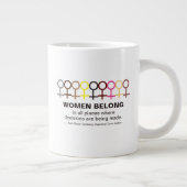 Grande Tasse Les femmes au sein de la justice Ruth Bader Ginsbu (Droite)