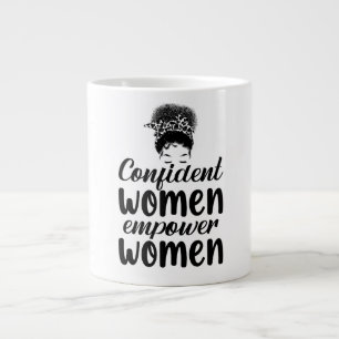Grande Tasse Les femmes confiantes qui donnent du pouvoir aux f