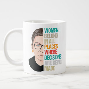 Grande Tasse Les Femmes Dans Tous Les Endroits Où Les Décisio