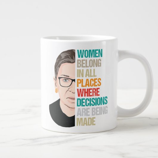 Grande Tasse Les Femmes Dans Tous Les Endroits Où Les Décisions (Droite)