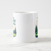 Grande Tasse Les filles gouvernent le parcours Retro Golf Illus (Devant)