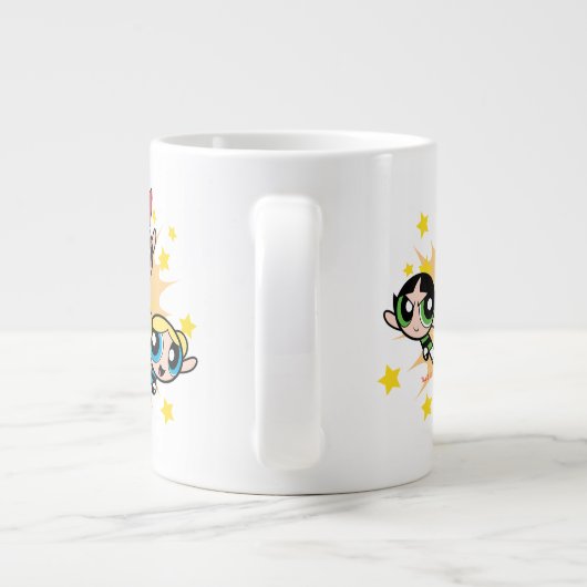 Grande Tasse Les Filles Powerpuff Sauvent La Journée (Dos)