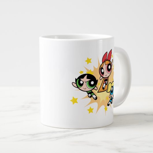 Grande Tasse Les Filles Powerpuff Sauvent La Journée (Devant droit)