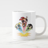 Grande Tasse Les Filles Powerpuff Se Lancent Dans L'Air (Droite)