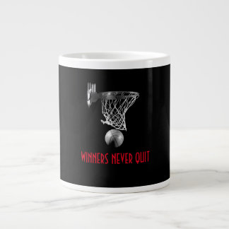 Grande Tasse Les Gagnants N'Ont Jamais Quitté Le Basket