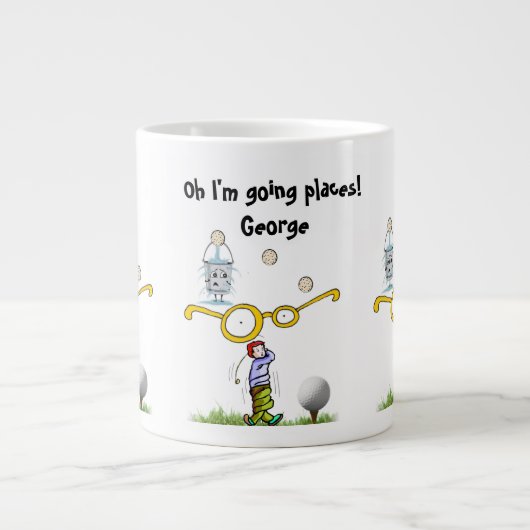 Grande Tasse Les golfeurs Mug, Oh je vais là ! (Devant)